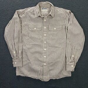 The Stronghold Shirt Mens Small Striped Heavy Twill Frontier Western Costume RRL